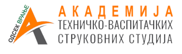 Academy of Technical-Educational Vocational Studies Niš - Vranje Department logo