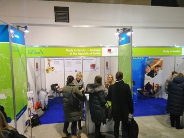 Studying opportunities in Serbia presented at Study in Europe Fair Ukraine